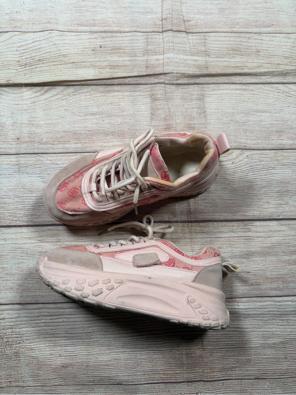 Women’s Pink Fashion Chunky Sneakers